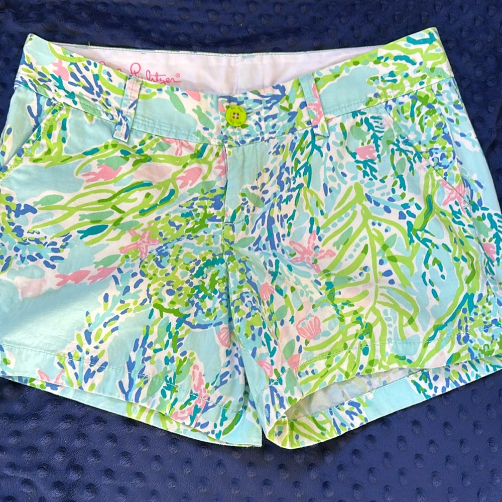 Lilly Pulitzer seascape shorts